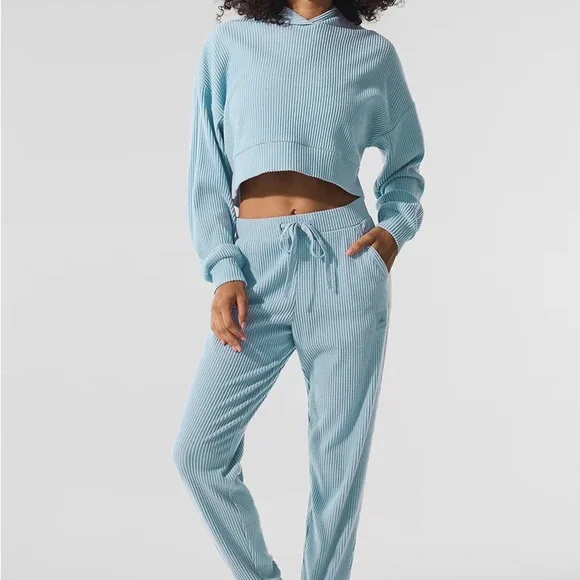 ALO Yoga | Tops | Alo Yoga Muse Hoodie Celestial Blue | Poshmark
